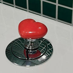 Heart Toilet Presser Love Button Home Essential