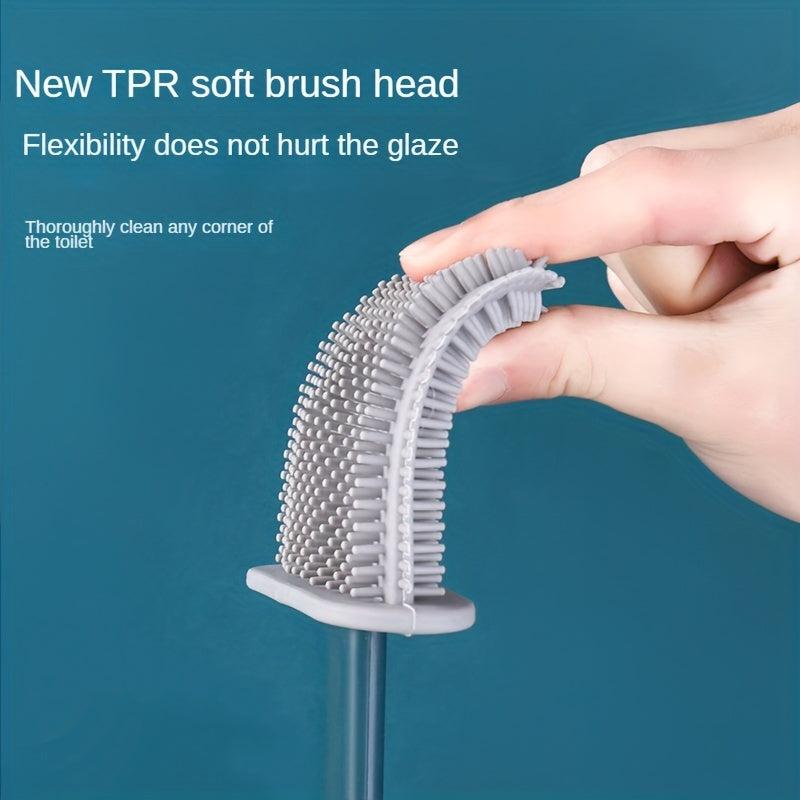Toilet Brush With Holder Long Handle Bathroom Accessories