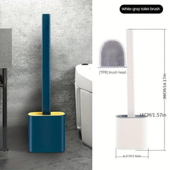 Toilet Brush With Holder Long Handle Bathroom Accessories