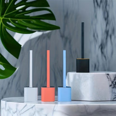 Toilet Brush With Holder Long Handle Bathroom Accessories