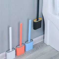 Toilet Brush With Holder Long Handle Bathroom Accessories