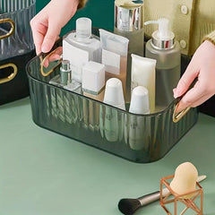 Clear Makeup Storage Box for Skin Care Products and Makeup Organizer