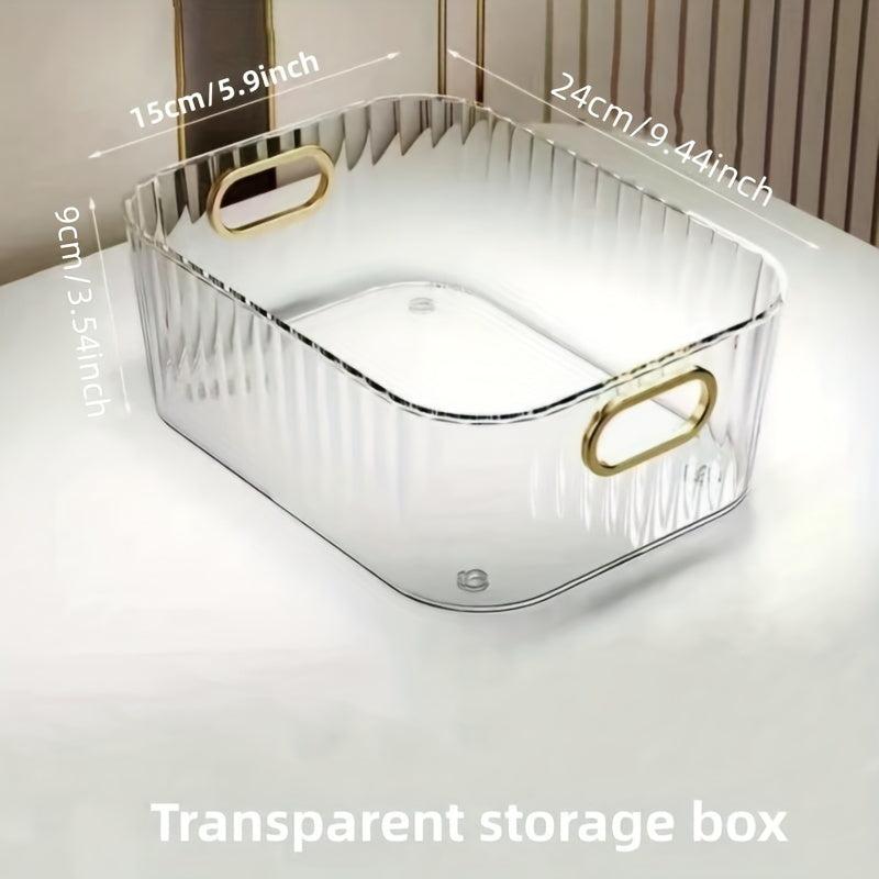 Clear Makeup Storage Box for Skin Care Products and Makeup Organizer