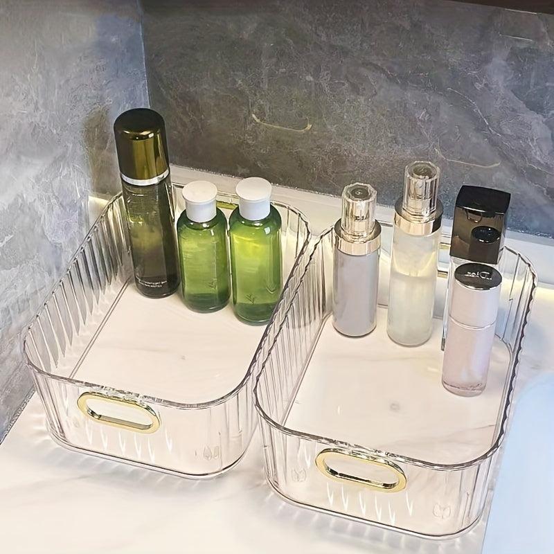 Clear Makeup Storage Box for Skin Care Products and Makeup Organizer