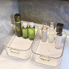 Clear Makeup Storage Box for Skin Care Products and Makeup Organizer