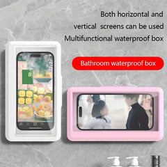 Bathroom Phone Waterproof Box Shower Drama Watching Artifact