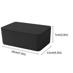 Dustproof Disposable Face Mask Box Tissue Storage Box with Lid