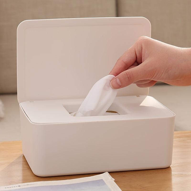 Dustproof Disposable Face Mask Box Tissue Storage Box with Lid