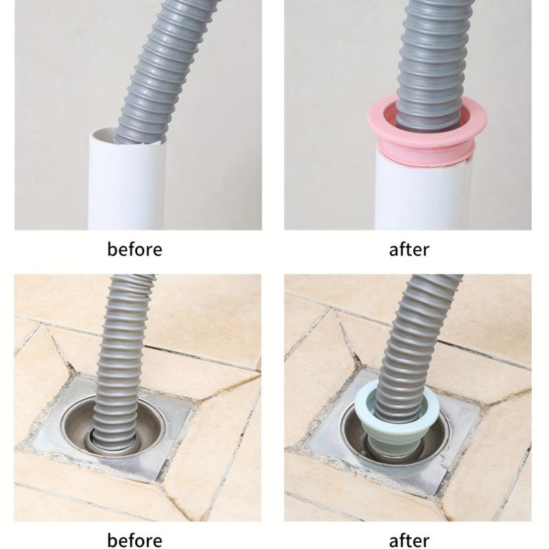 Silicone Drain Seal Ring for Floor Drain & Sink Pipe Deodorant Seal