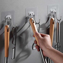 Adhesive Key Cloth Towel Organizer Hook Kitchen Hardware Holder