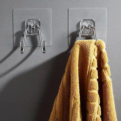 Adhesive Key Cloth Towel Organizer Hook Kitchen Hardware Holder