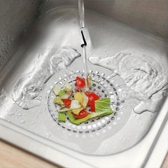 10pcs Disposable Shower Drain Mesh Stickers Hair Catcher Sink Strainer Filter