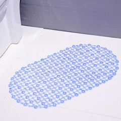 Anti-slip Shower Stall Mat with Suction Cup Plain Shower Carpet
