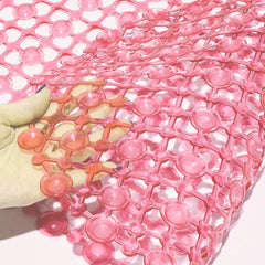 Anti-slip Shower Stall Mat with Suction Cup Plain Shower Carpet