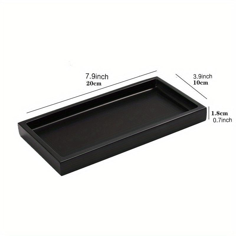 Silicone Vanity Tray for Bathroom Countertop Storage