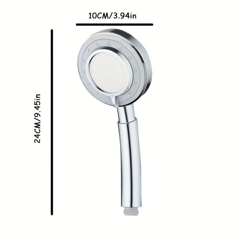 Powerful 3-Speed Handheld Showerhead with Filtered Spray Head