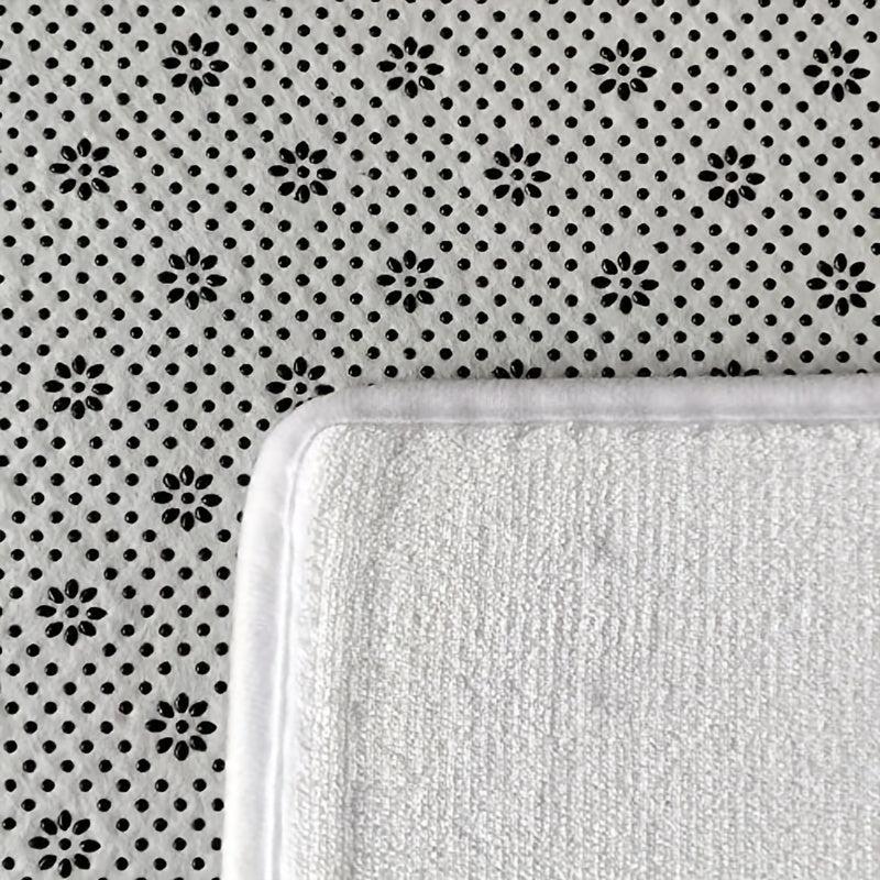 Non Slip Memory Foam Bathroom Rug Beach Elements Decorative Bathroom Accessory