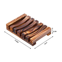 Bamboo Soap Rack Bathroom Accessory Soap Box Shower Storage Stand