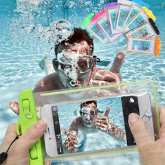 Waterproof Phone Pouch Lanyard Transparent Touchable Screen Case