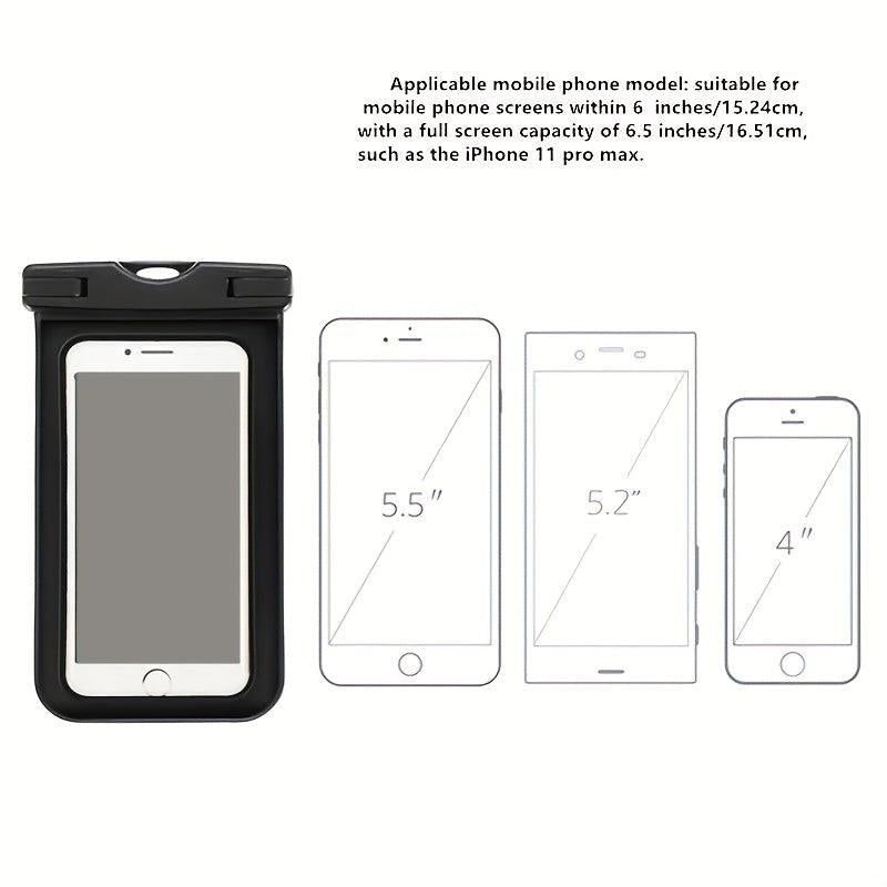 Waterproof Phone Pouch Lanyard Transparent Touchable Screen Case