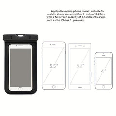 Waterproof Phone Pouch Lanyard Transparent Touchable Screen Case