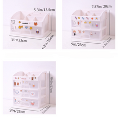 Cosmetic Storage Box Makeup Organizer Multifunctional Desktop Container Holder