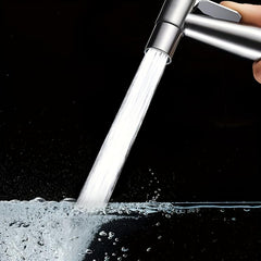 304 Silvery Spray Gun Toilet Bathroom Cleaning Partner Faucet Spray Gun