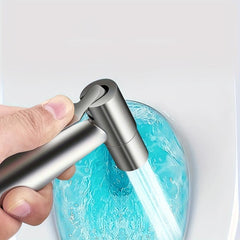 304 Silvery Spray Gun Toilet Bathroom Cleaning Partner Faucet Spray Gun