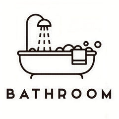 Removable Bathtub Print Wall Sticker for Home and Bathroom Decoration