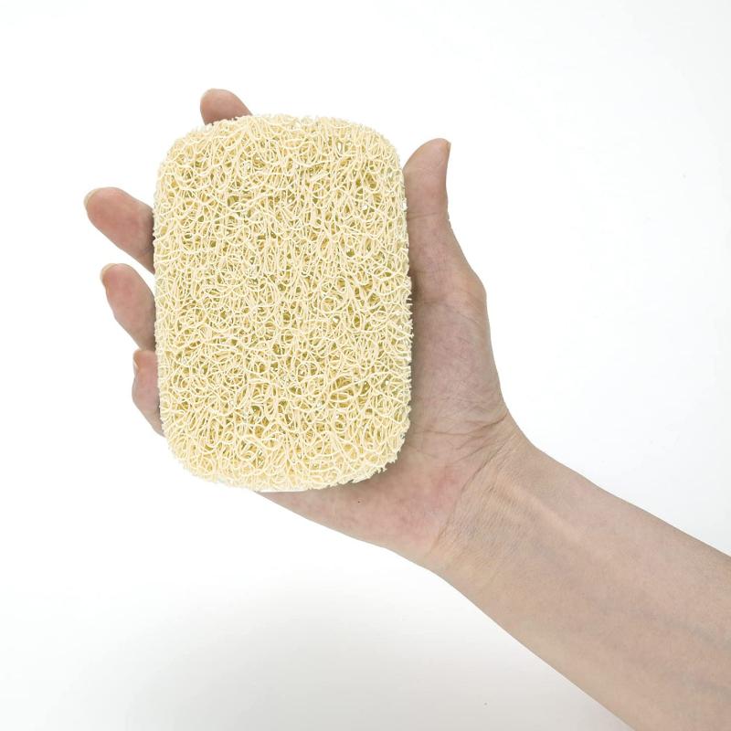 4pcs Beige Soap Saver Non Slip Trays Dishes Holders Recyclable Soap Lifts Pad