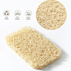 4pcs Beige Soap Saver Non Slip Trays Dishes Holders Recyclable Soap Lifts Pad
