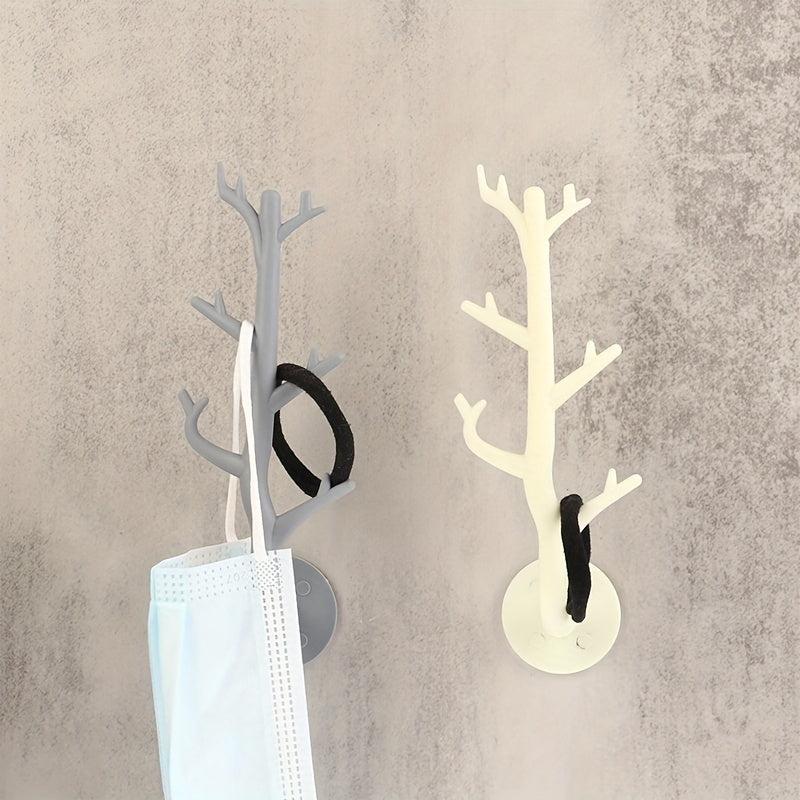 Nordic Style Tree Branch Hooks Wall Decoration Keychain Organizer Storage