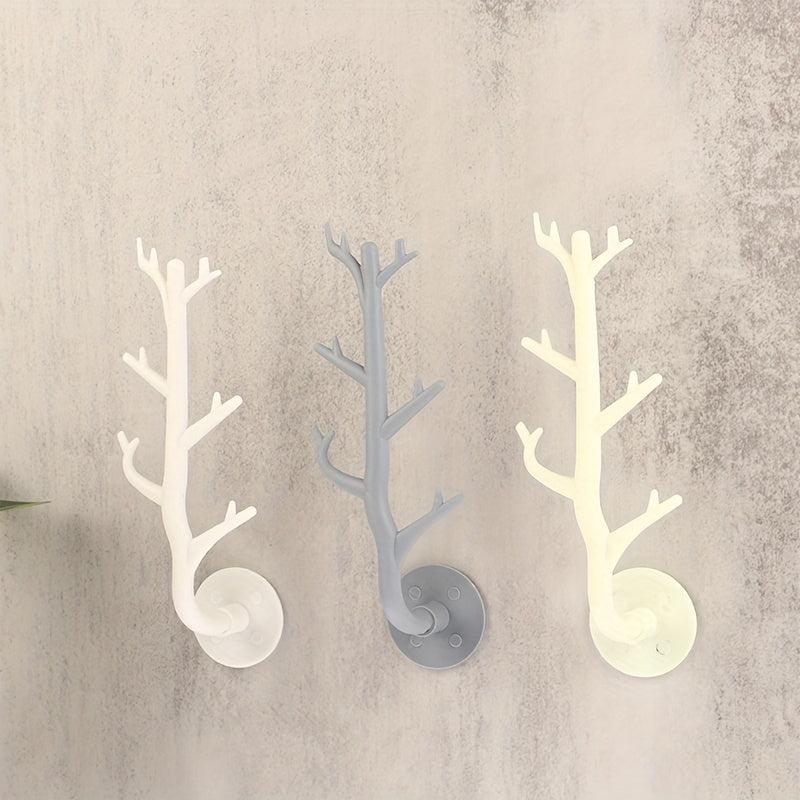 Nordic Style Tree Branch Hooks Wall Decoration Keychain Organizer Storage