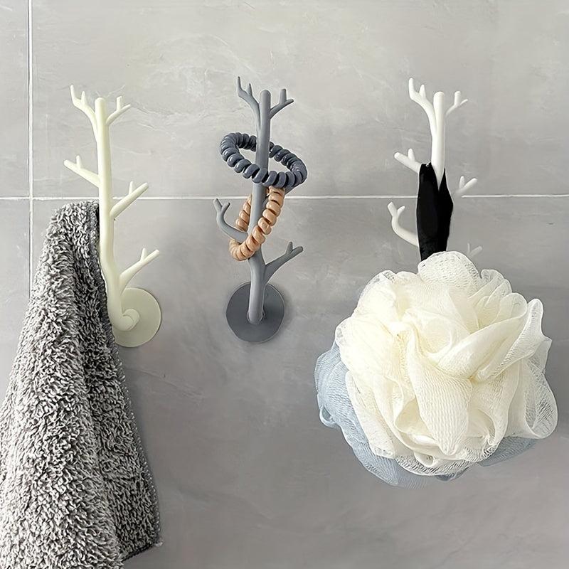 Nordic Style Tree Branch Hooks Wall Decoration Keychain Organizer Storage