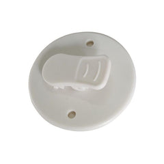 2pcs Punch Shower Curtain Hook Wall Mounted Self Adhesive Clips