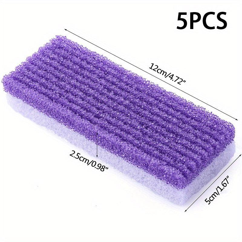 5pcs Reusable Pumice Stone Scrubber Callus Remover Pedicure Tool