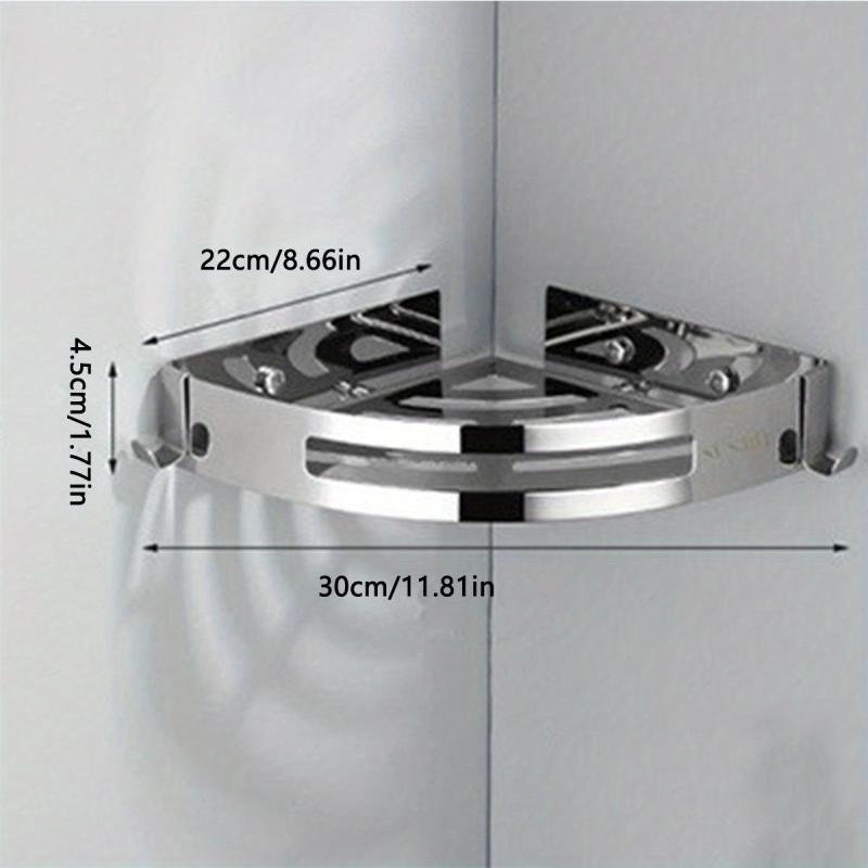 Shower Corner Shelf Organizer Rust Proof Kitchen Storage