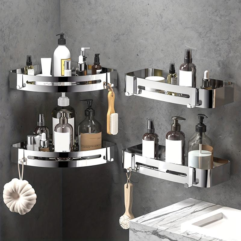 Shower Corner Shelf Organizer Rust Proof Kitchen Storage