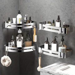Shower Corner Shelf Organizer Rust Proof Kitchen Storage