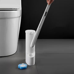 24pcs Disposable Toilet Brush Set with Holder Box No Dead Corners Cleaning