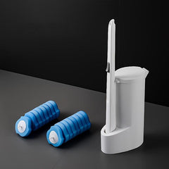 24pcs Disposable Toilet Brush Set with Holder Box No Dead Corners Cleaning