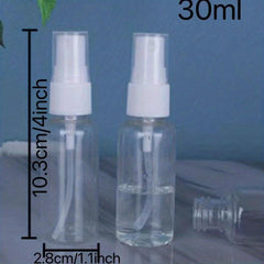 3pcs Small Transparent Spray Bottle Portable Sprayer Cosmetic Perfume Bottle