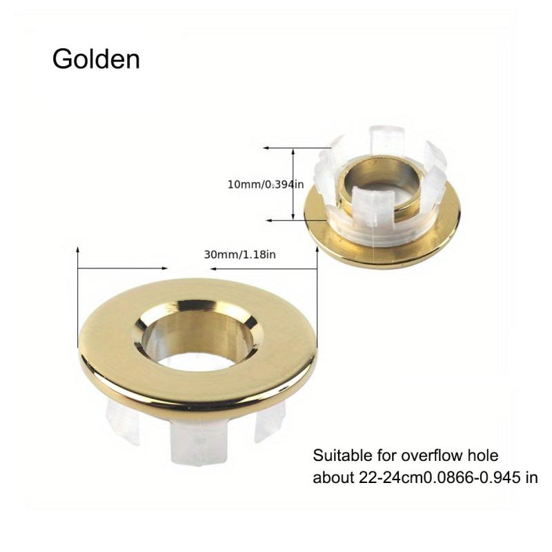 Brass Bathroom Sink Overflow Cover Replacement Insert