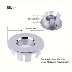 Brass Bathroom Sink Overflow Cover Replacement Insert