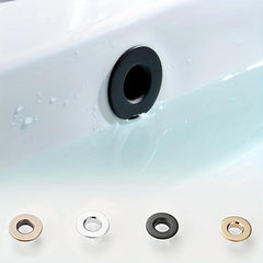 Brass Bathroom Sink Overflow Cover Replacement Insert