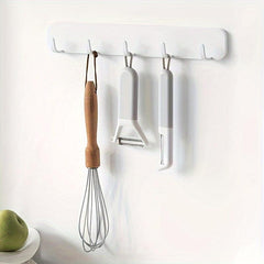 5-Hook Towel Hanger for Bathrobes, Hats, Towels - Bathroom Accessorie