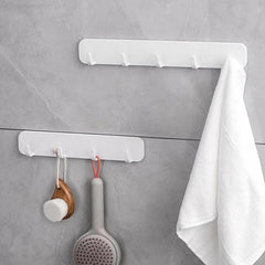 5-Hook Towel Hanger for Bathrobes, Hats, Towels - Bathroom Accessorie