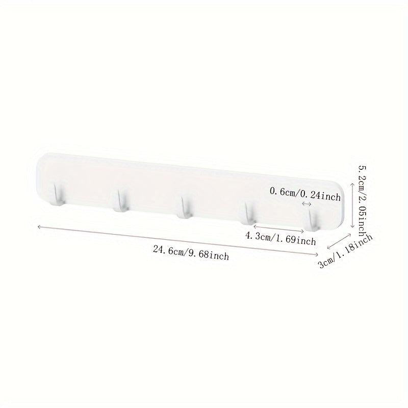 5-Hook Towel Hanger for Bathrobes, Hats, Towels - Bathroom Accessorie