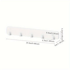 5-Hook Towel Hanger for Bathrobes, Hats, Towels - Bathroom Accessorie