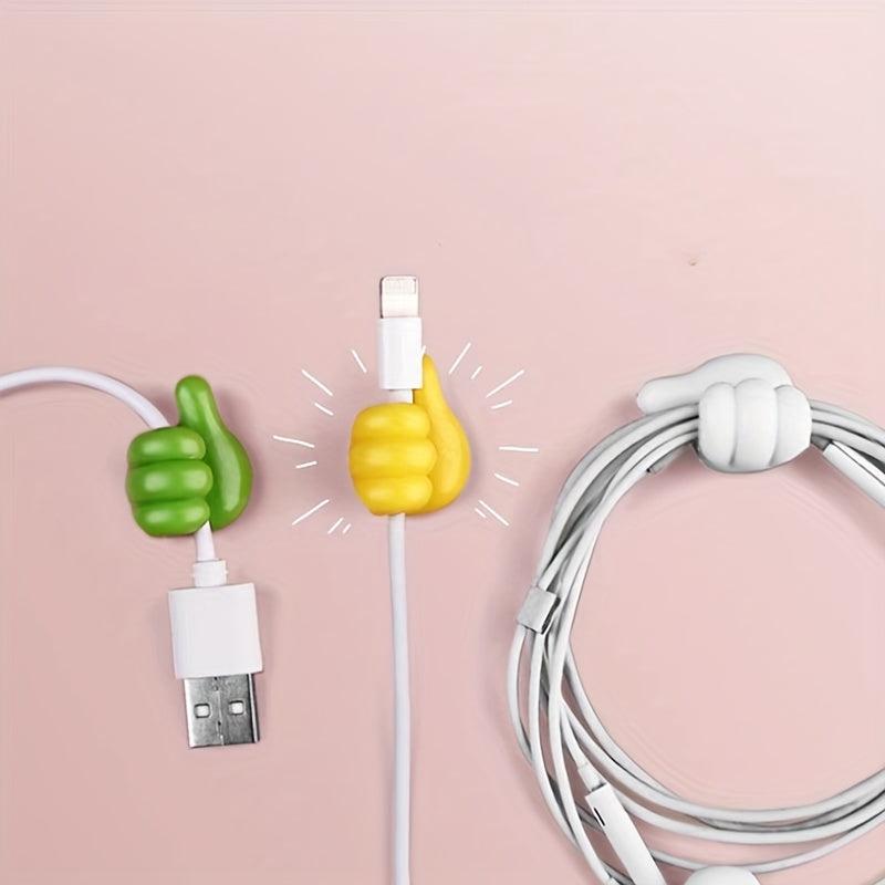 Multifunctional Cartoon Thumbs Bracket No Punching Sticky Hook